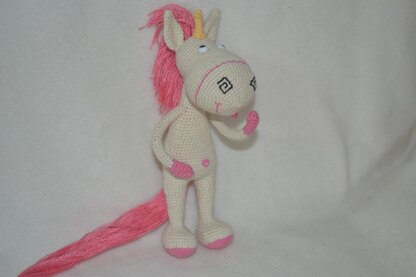 Fluffy the unicorn toy