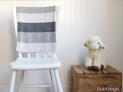 Simple Striped Baby Blanket