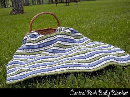 Central Park Baby Blanket