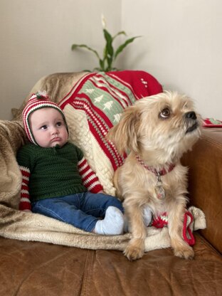 Baby Elf Jumper & Bonnet