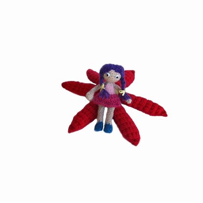 Surprise Flower Girl Amigurumi Doll