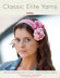 Dahlia Headband in Classic Elite Yarns Cotton Bam Boo Print - Downloadable PDF