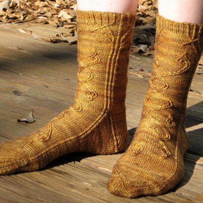 Hotel Tassel Socks - knitting pattern
