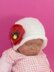 Baby Poppy Flower Slouch Hat