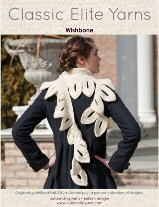 Wishbone Scarf in Classic Elite Yarns Kumara - Downloadable PDF