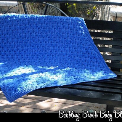 Babbling Brook Baby Blanket