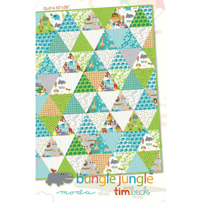 Moda Fabrics Bungle Jungle Quilt - Downloadable PDF