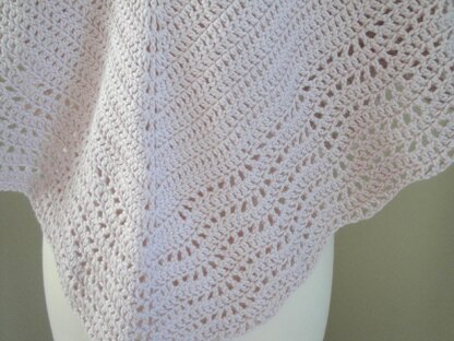 Shawl with Lace Edge - Crochet