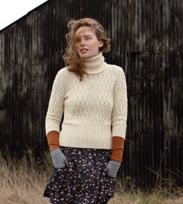 Whiting Sweater in Rowan British Sheep Breeds DK Undyed