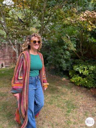 Winterbrew Flexi Hexi Longline Cardi