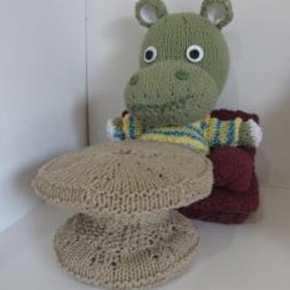 Knitkinz Green Hippo - knitting pattern