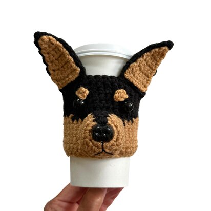 Black Chihuahua Cup Cozy