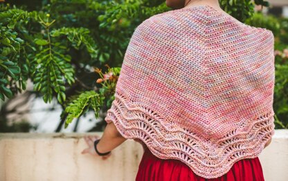 Break in the Waves Shawl