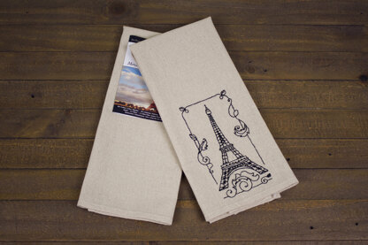 DMC French Market Towel Natural - 15 x 25in