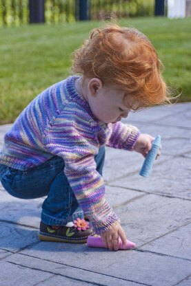 Fundamental Top-Down Baby Cardigan