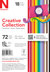 Neenah Paper Neenah Creative Collection Cardstock Pack 4.5"X6.5" 72/Pkg - 18 Bold & Vivid Colors