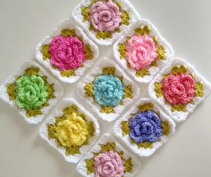 Granny Rose Pillow