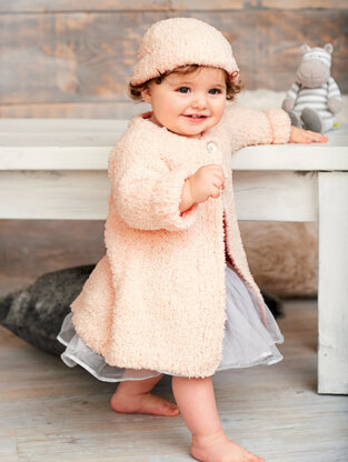 Coats and Hat in Rico Baby Teddy Aran - 461 - Leaflet