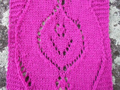 Fuchsia Fantasy Lace Scarf