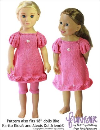 Fun Fair Dress for 18 inch Dolls