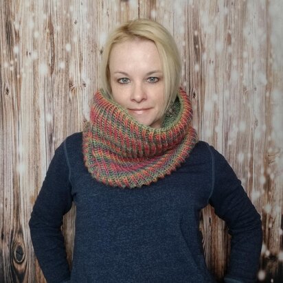 Beginner Brioche Cowl