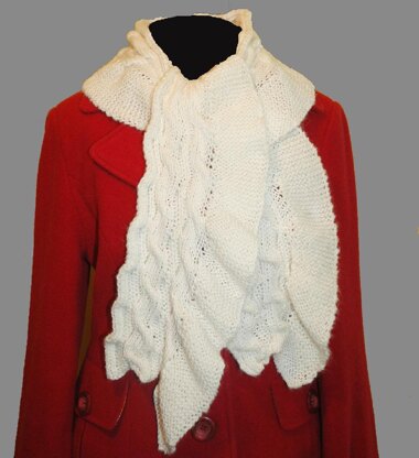 Ruched Ruffled Scarf