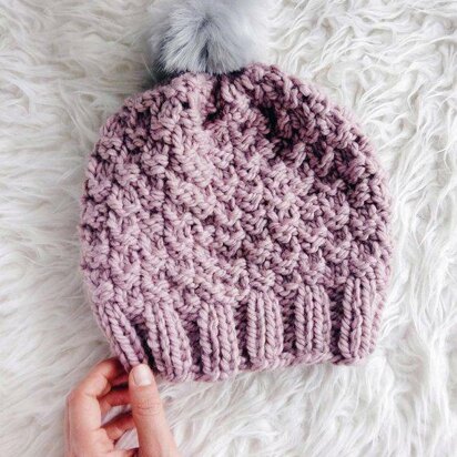 Winter Berry Beanie - knitting pattern