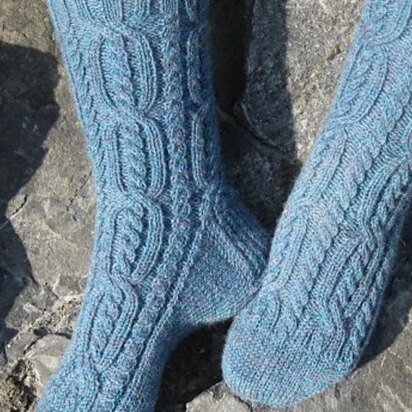 Precambrian Cable Socks