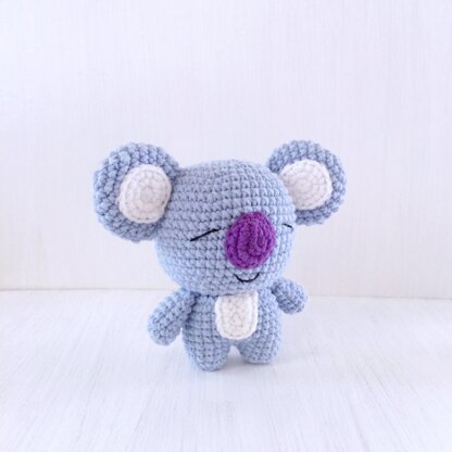 Sleeping Koala Amigurumi Crochet Pattern
