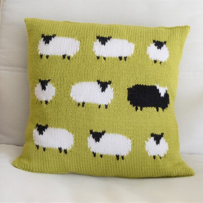 Flock of Sheep Cushion in Aran