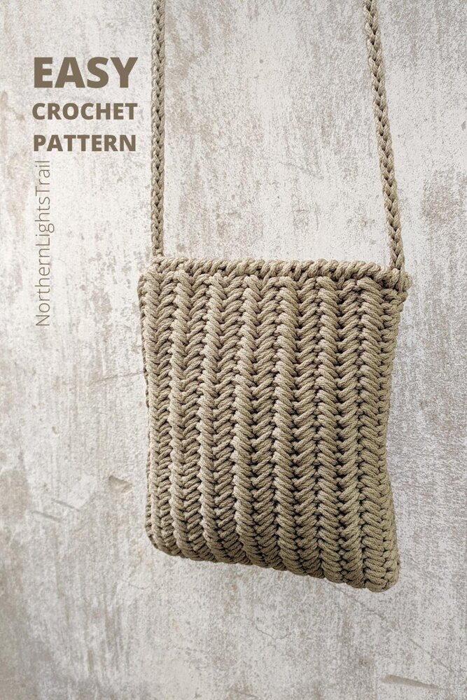 Crochet, partition crochet bag