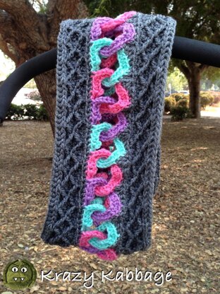 Hearts and Diamonds Infinity Scarf