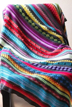 Rainbow Sampler Blanket