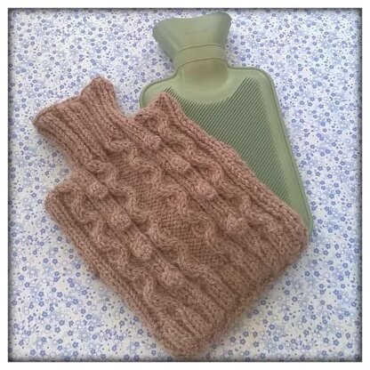 Hot Water bottle cover "In the Navy"
