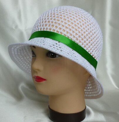 Crochet Baby Cloche Beanie Hat NATASHA