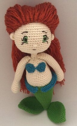 Ariel Mermaid amigurumi