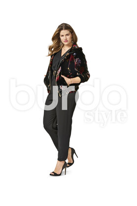 Burda Style Pattern 6489 Womenâ€™s Jacket - Size 18-32