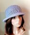 Puff Stitch Tam and Brimmed Hat