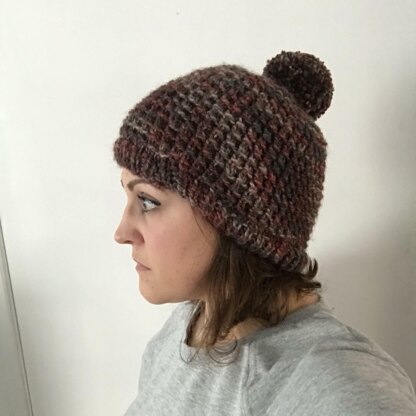 Cozy Pillar Stitch Beanie