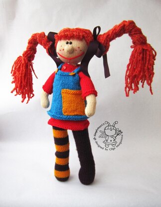 Mischievous red-haired doll