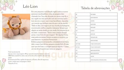 Léo Lion - Receita grátis de amigurumi