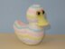 Candy Stripe Baby Duck Toy