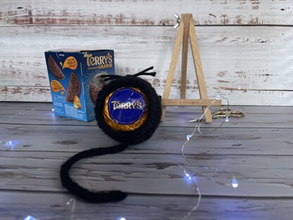 Black Cat Chocolate Orange Cover Knitting Pattern