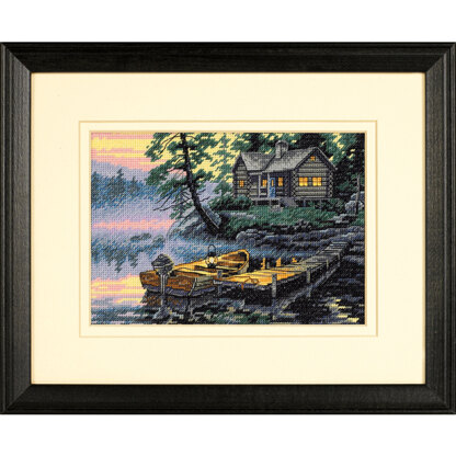 Dimensions Morning Lake Cross Stitch Kit