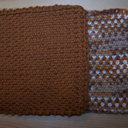 Knit Linen Stitch Coaster, Napkin, Towel or Placemat