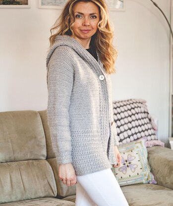 Mama Bear Hooded Cardigan