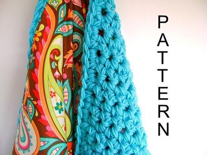 Crocheted Reversible Baby Blanket Pattern