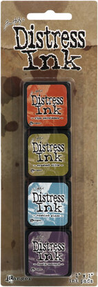 Ranger Tim Holtz Distress Mini Ink Pads 4/Pkg - Kit 8