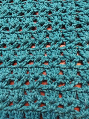 Double Crochet Lace Washcloth