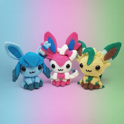 Leafeon, Glaceon & Sylveon